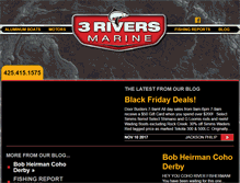 Tablet Screenshot of 3riversmarine.com